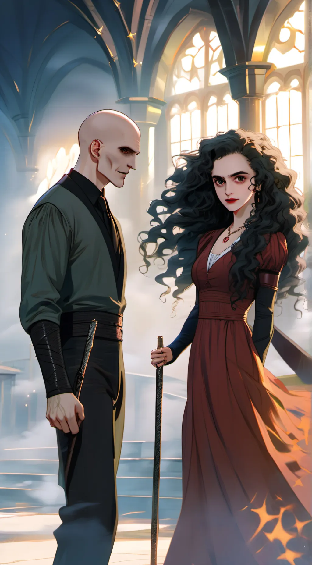 ai character: valdy& bella background