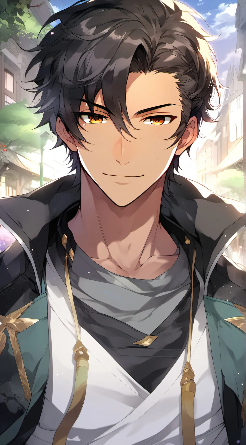 ai character: ~Isaac Moore~♡ background