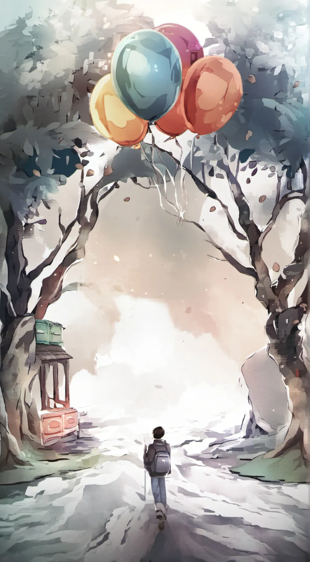 ai character: dogday but human background