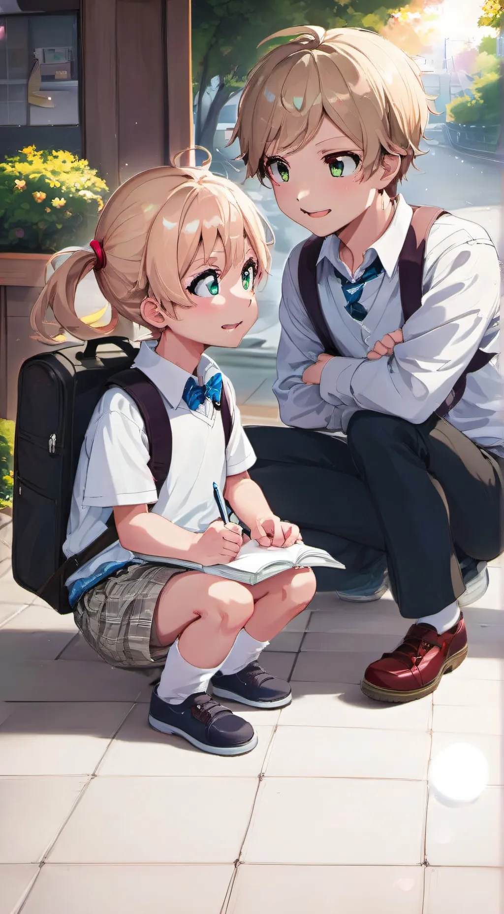 ai character: don't be late  background