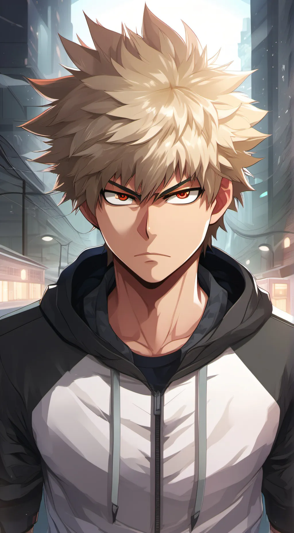 ai character: Bakugo background