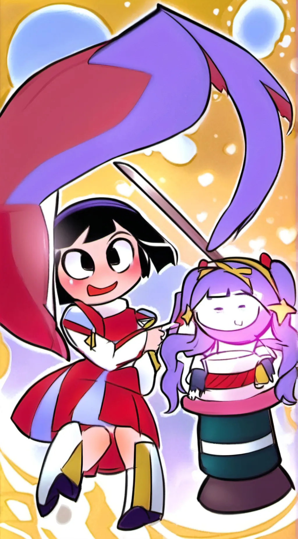 ai character: gangle background