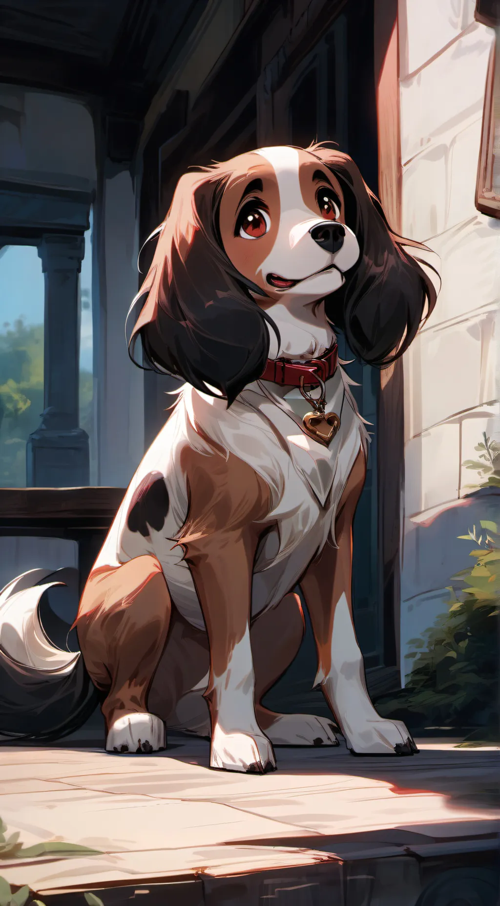ai character: cookie dough background