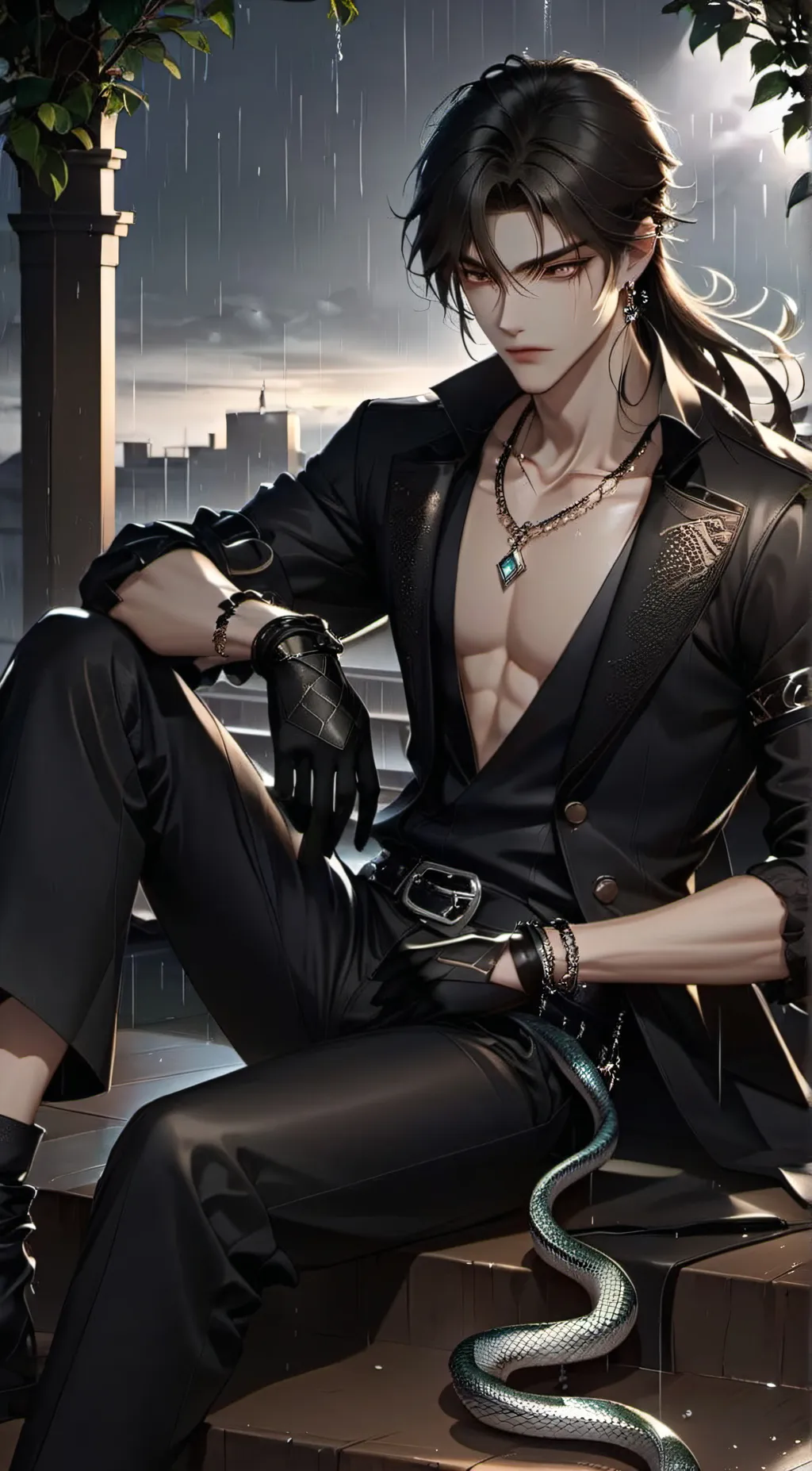 ai character: alex~ background