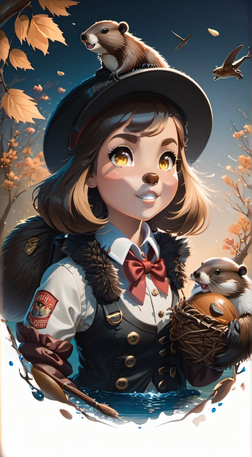 ai character: Caitlin background