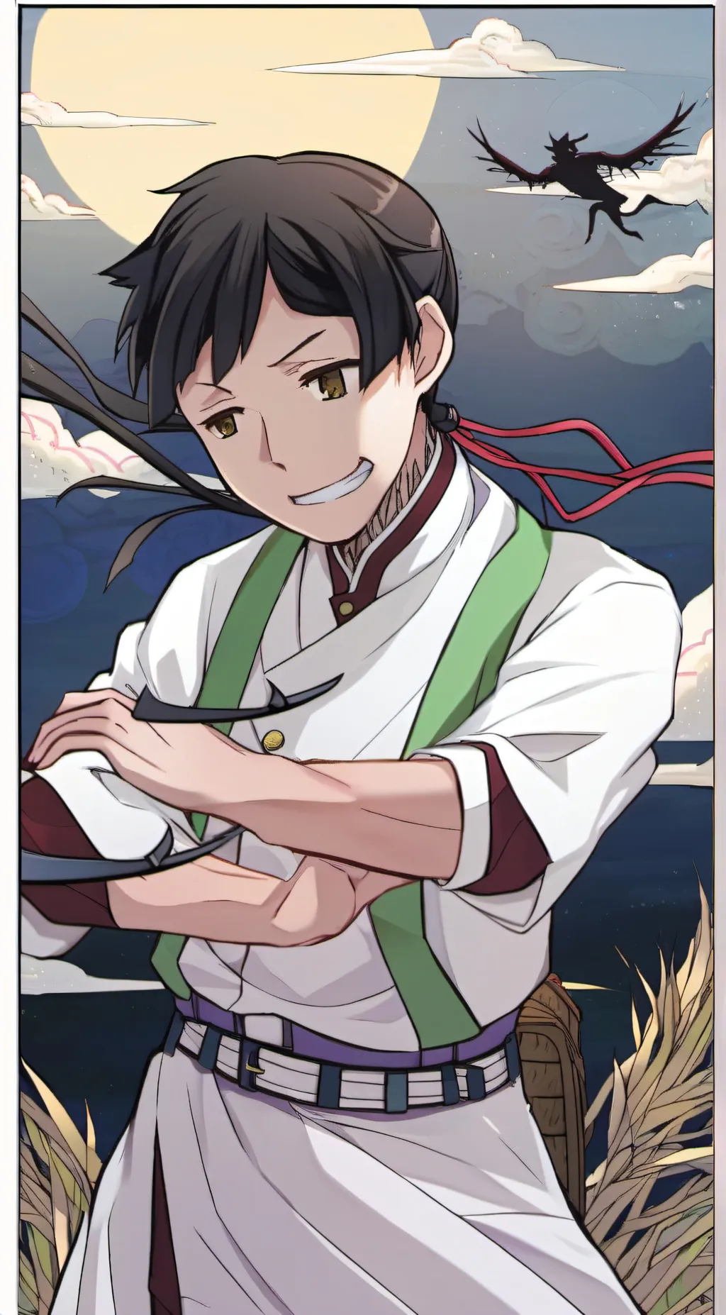 ai character: HAYGAMI background