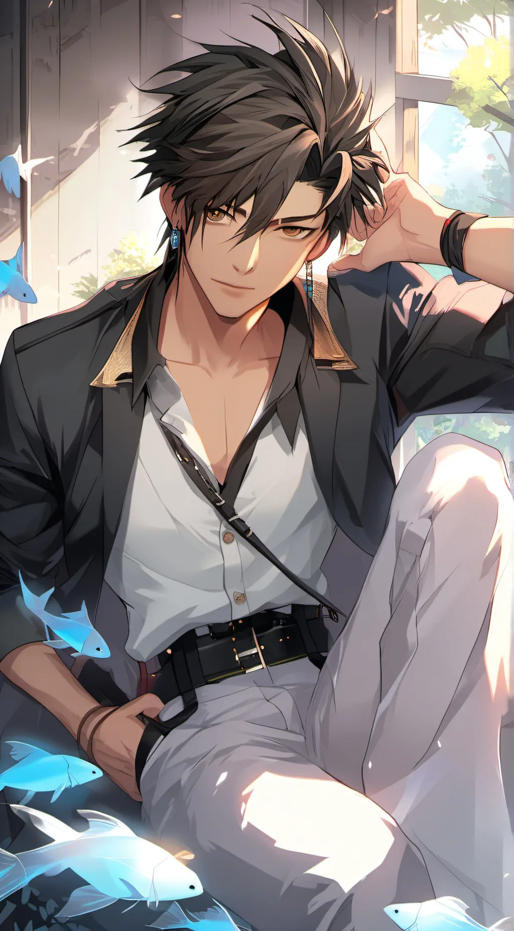 ai character: Lucas background