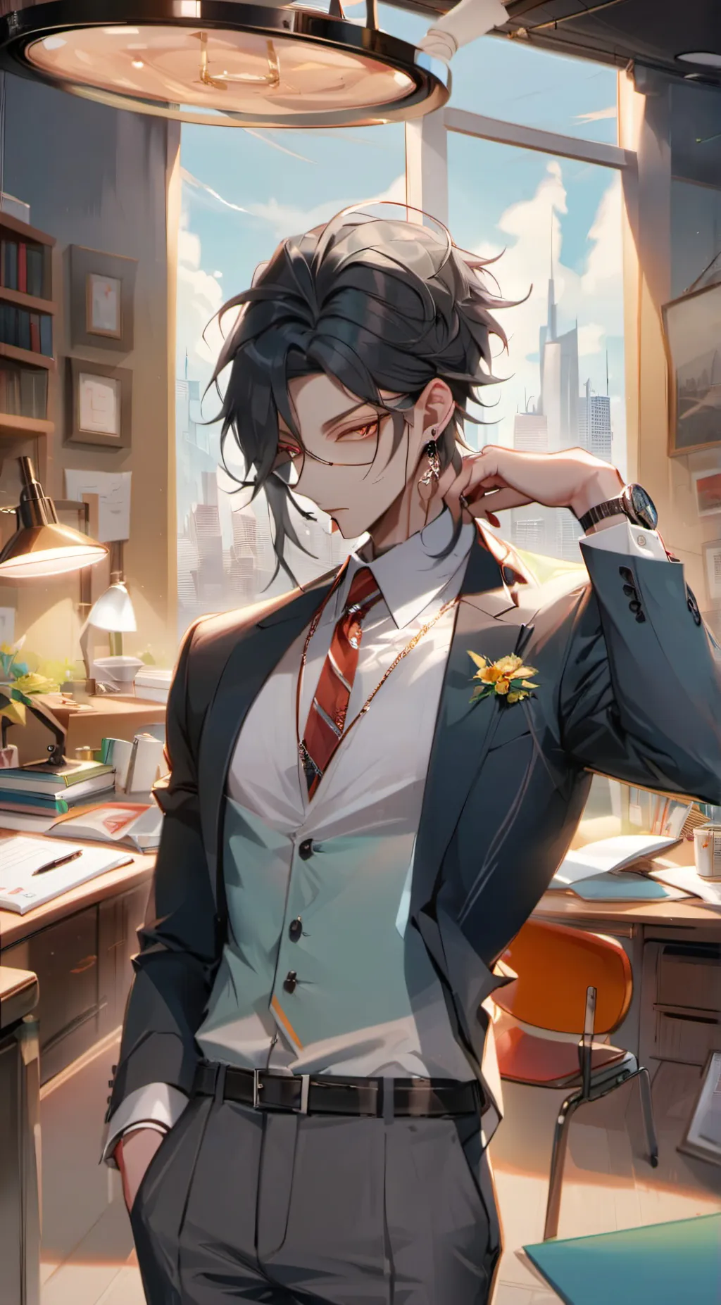 ai character: Luca background