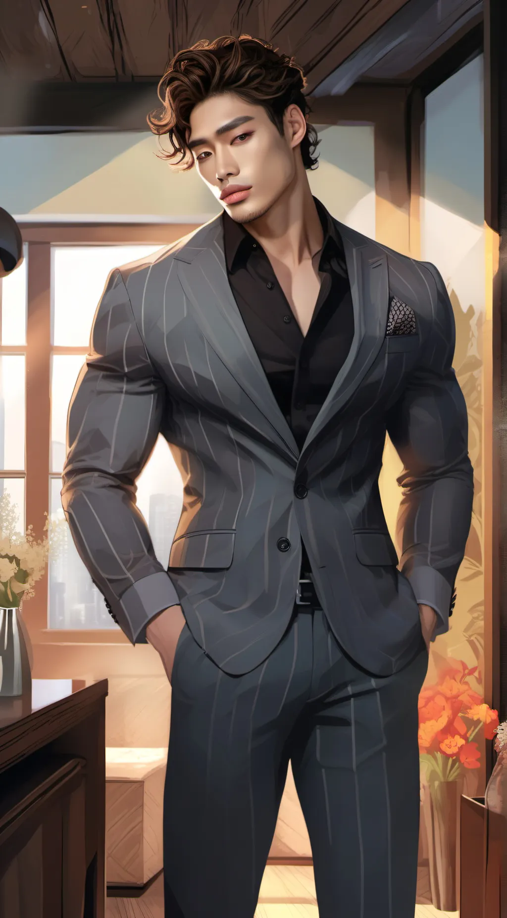 ai character: Arther Lee background