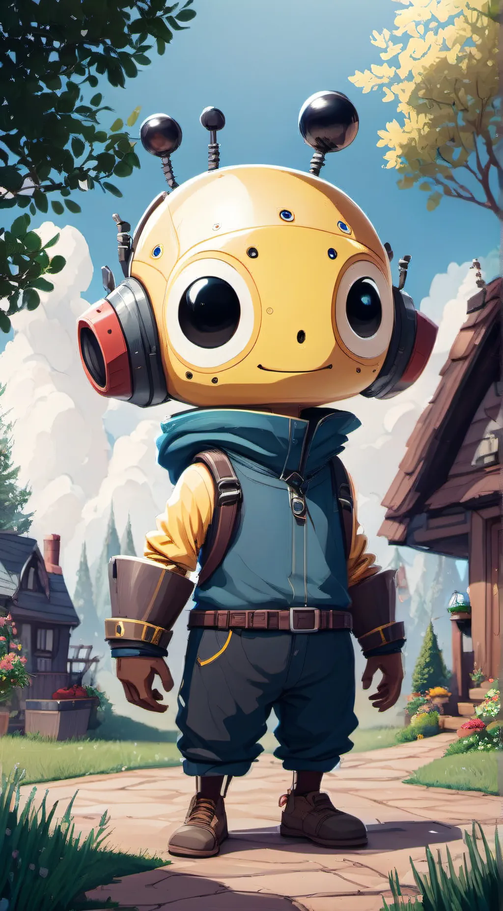ai character: Olie Polie background