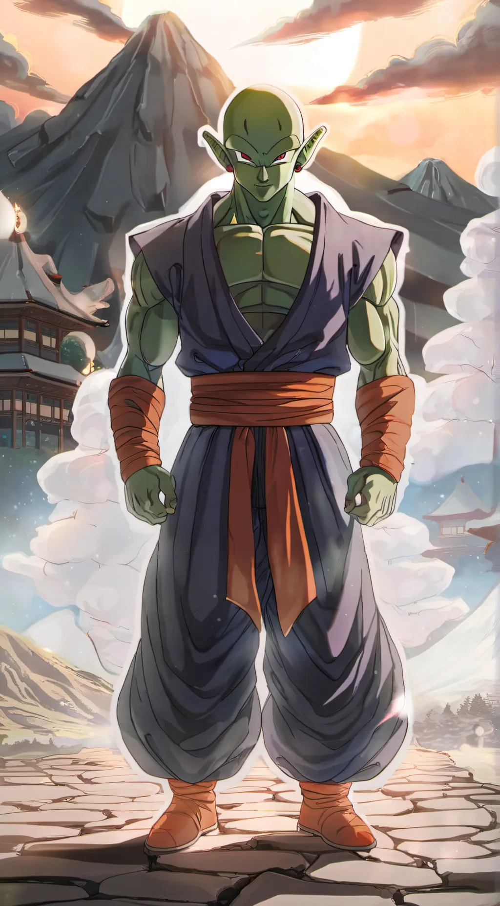 ai character: Piccolo background