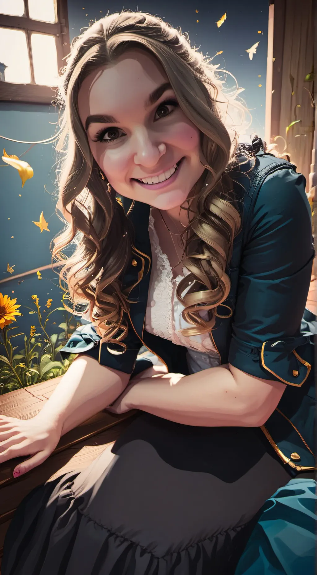 ai character: Katie Morgan background