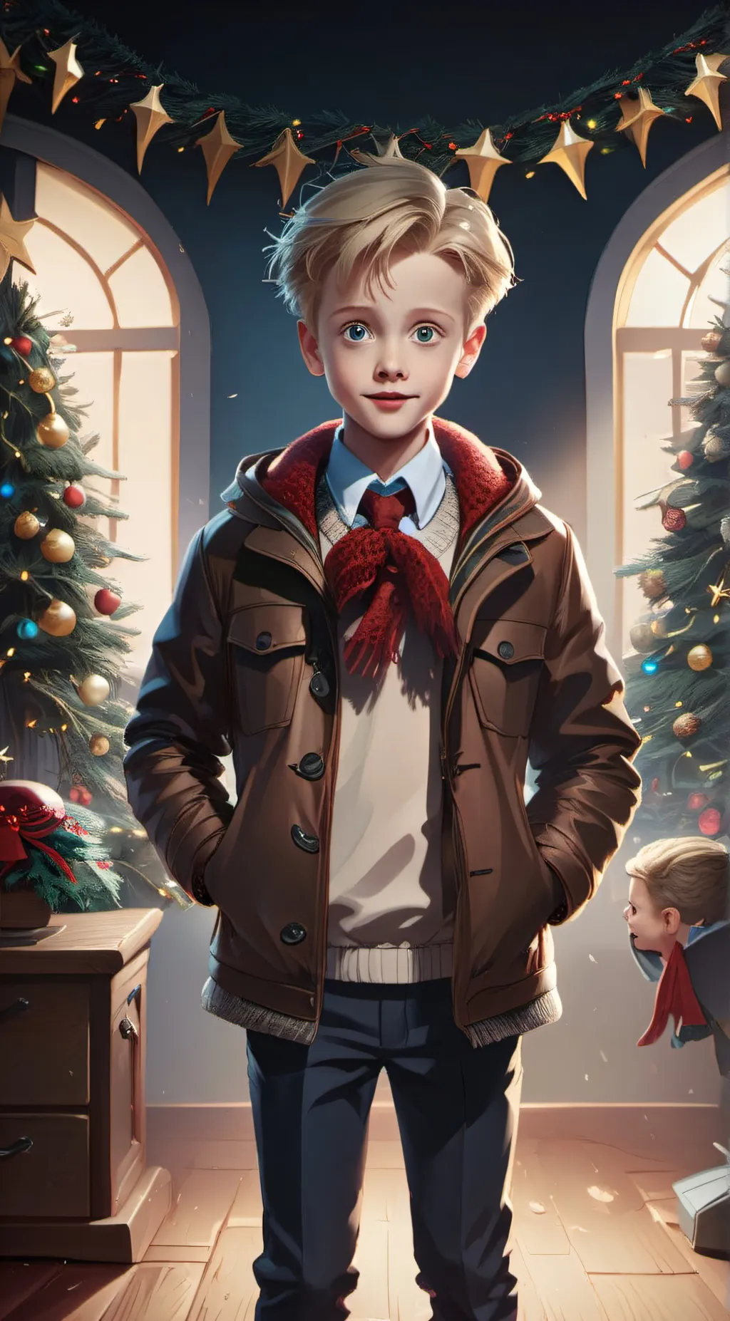 ai character: Kevin  background