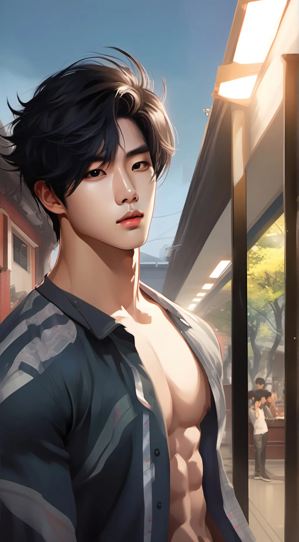 ai character: Lee yeoung background
