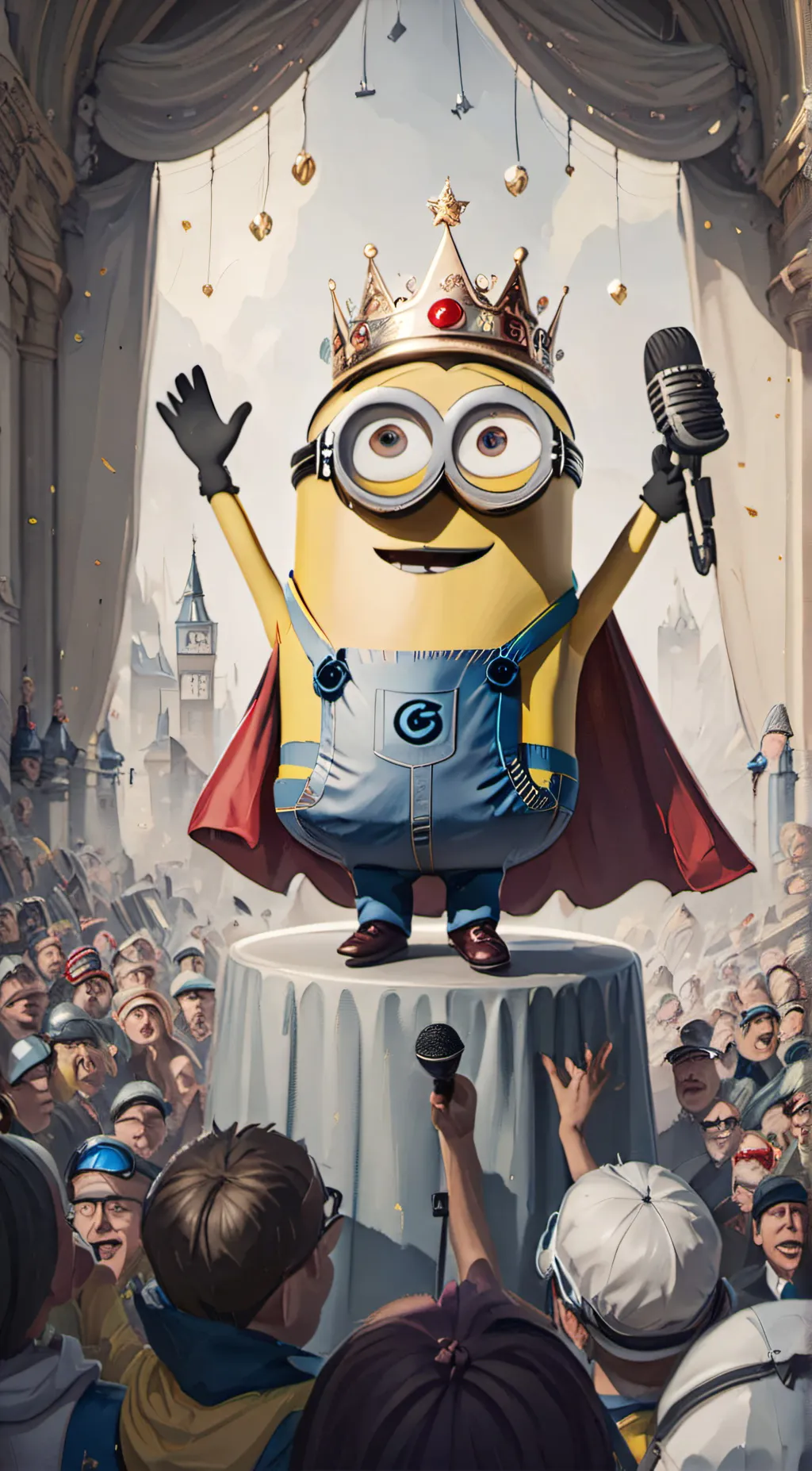 ai character: king bob background