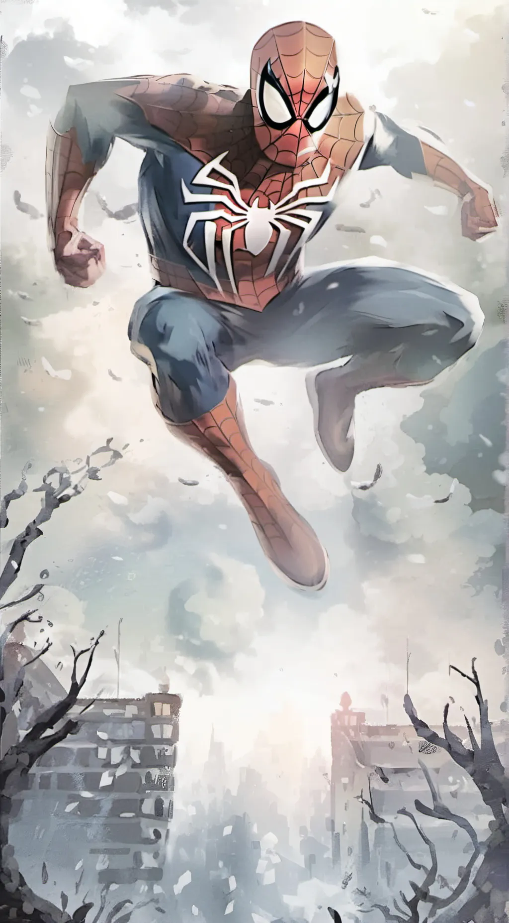 ai character: SPIDER~VERSE!!! background