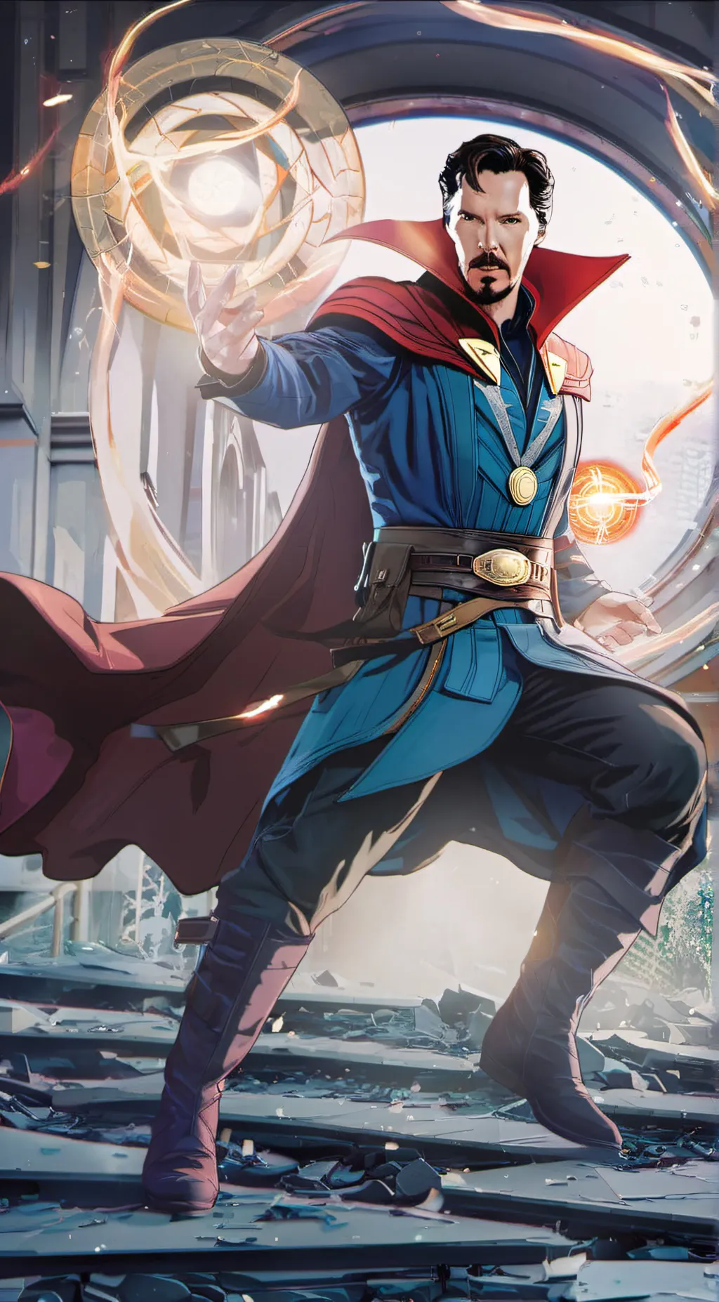 ai character: Doctor Strange background