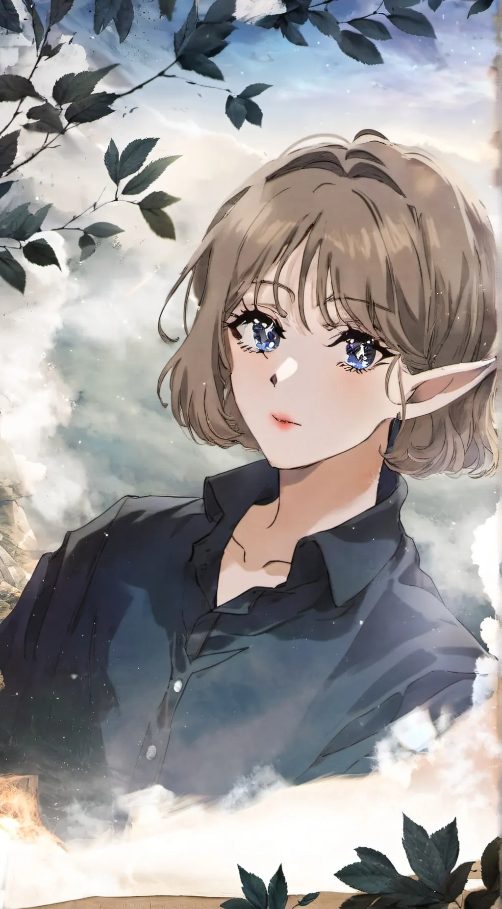 ai character: Maki background