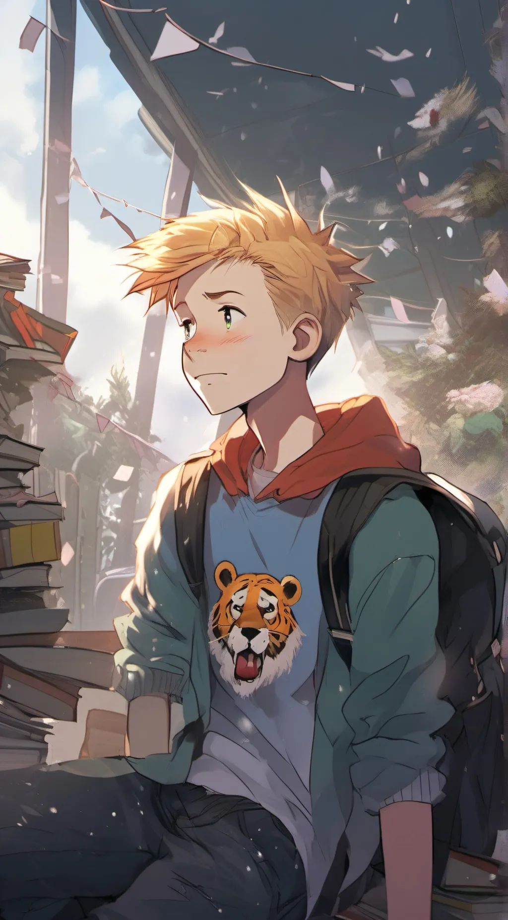 ai character: CALIVN background