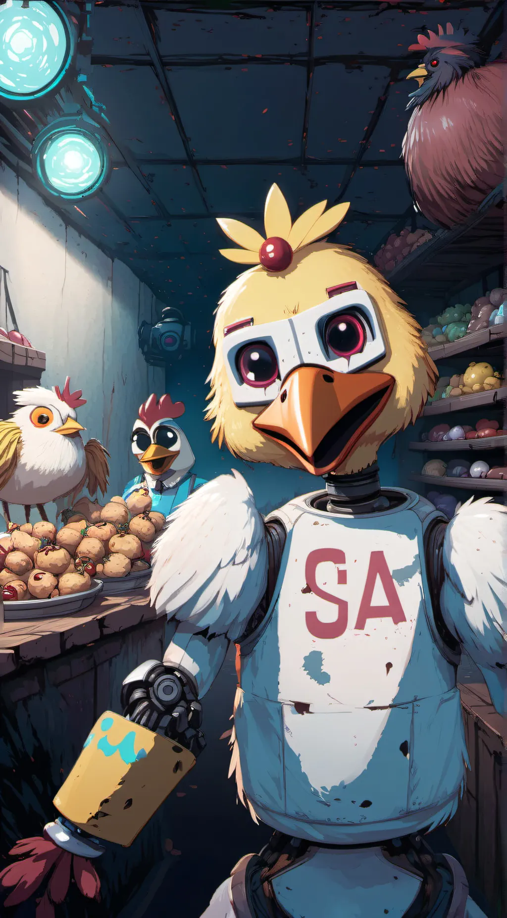 ai character: Chica's background