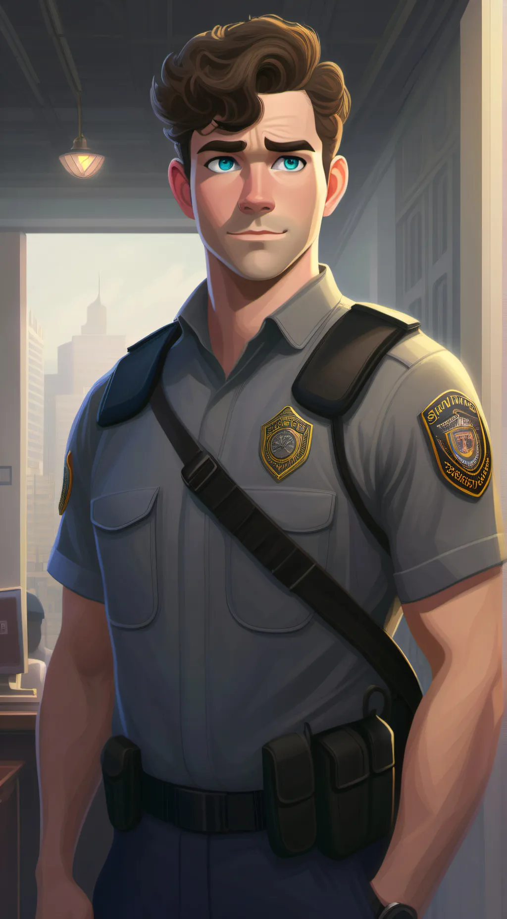 ai character: Lucas  background