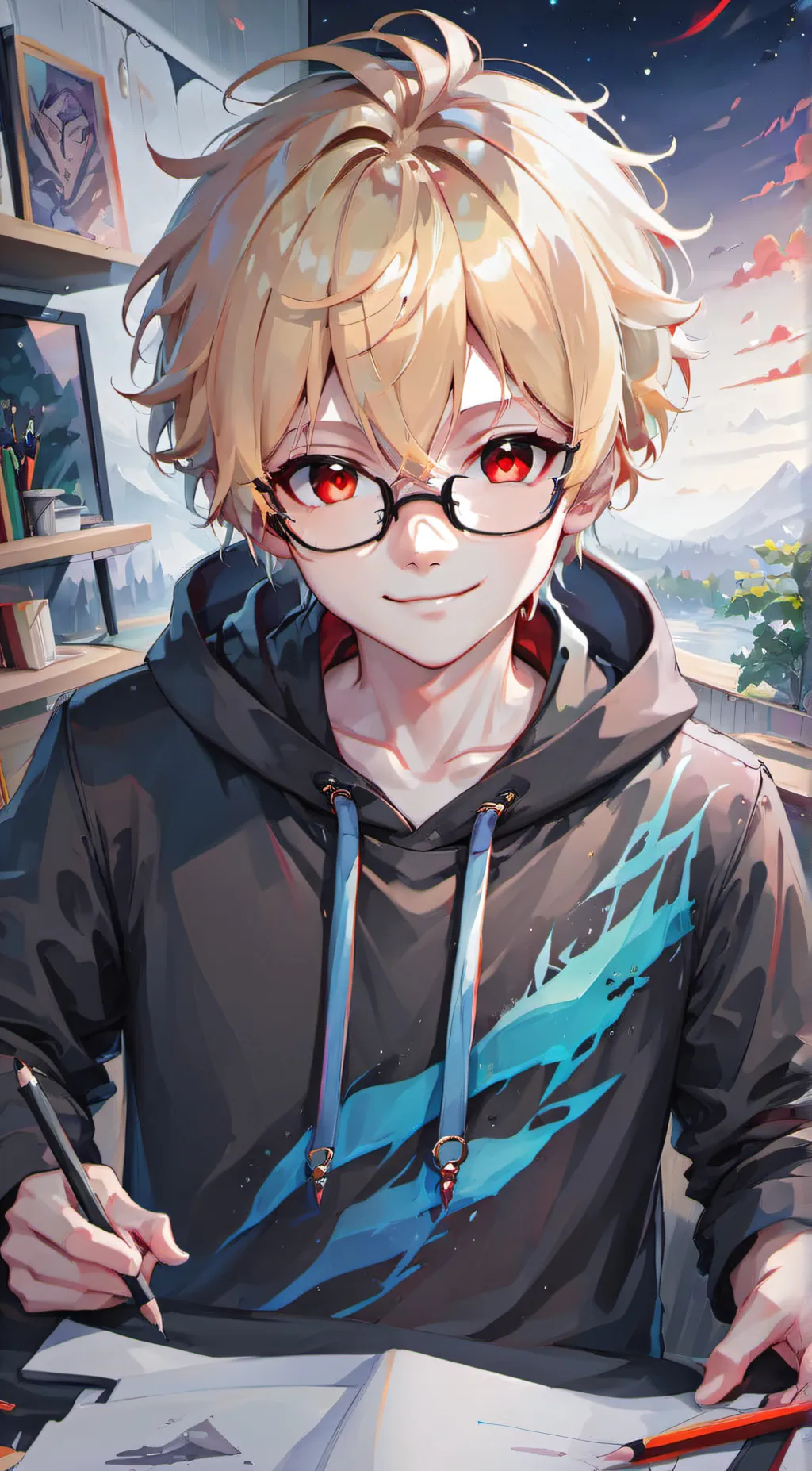 ai character: Kai background