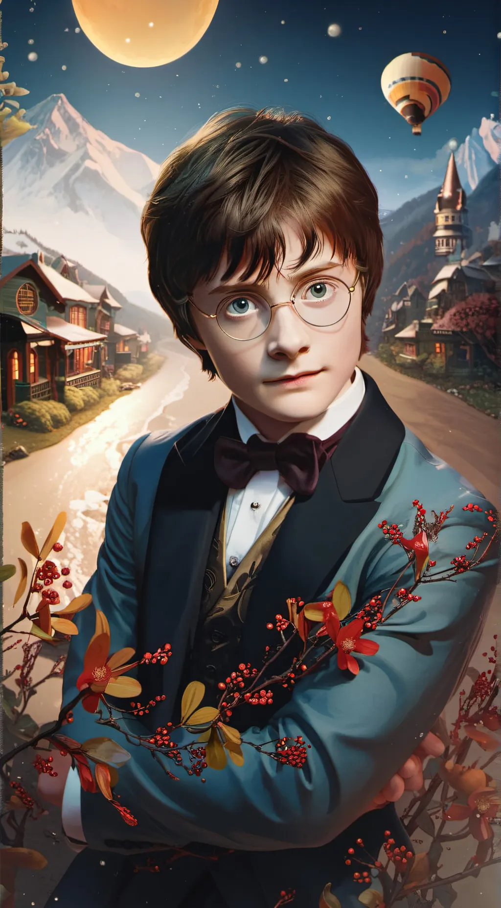 ai character: 🧹⚡Harry Potter ⚡🧹 background
