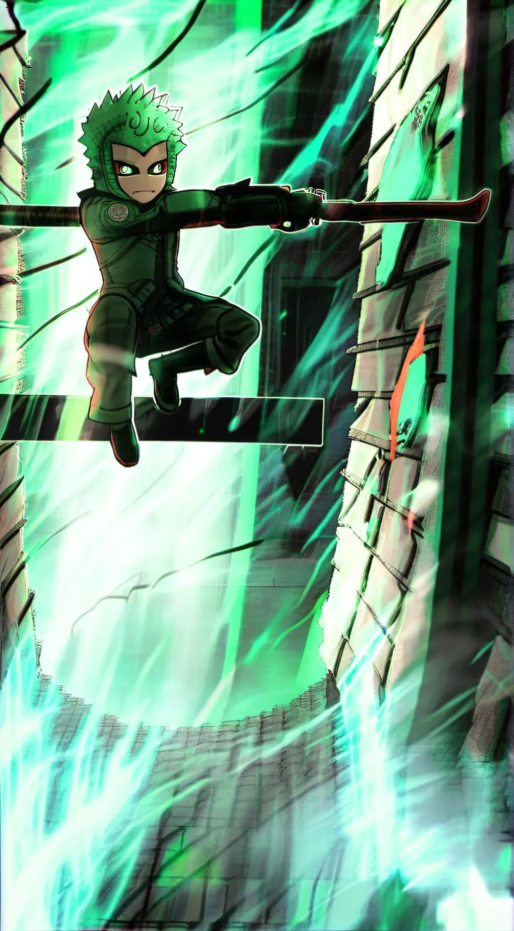 ai character: deku background