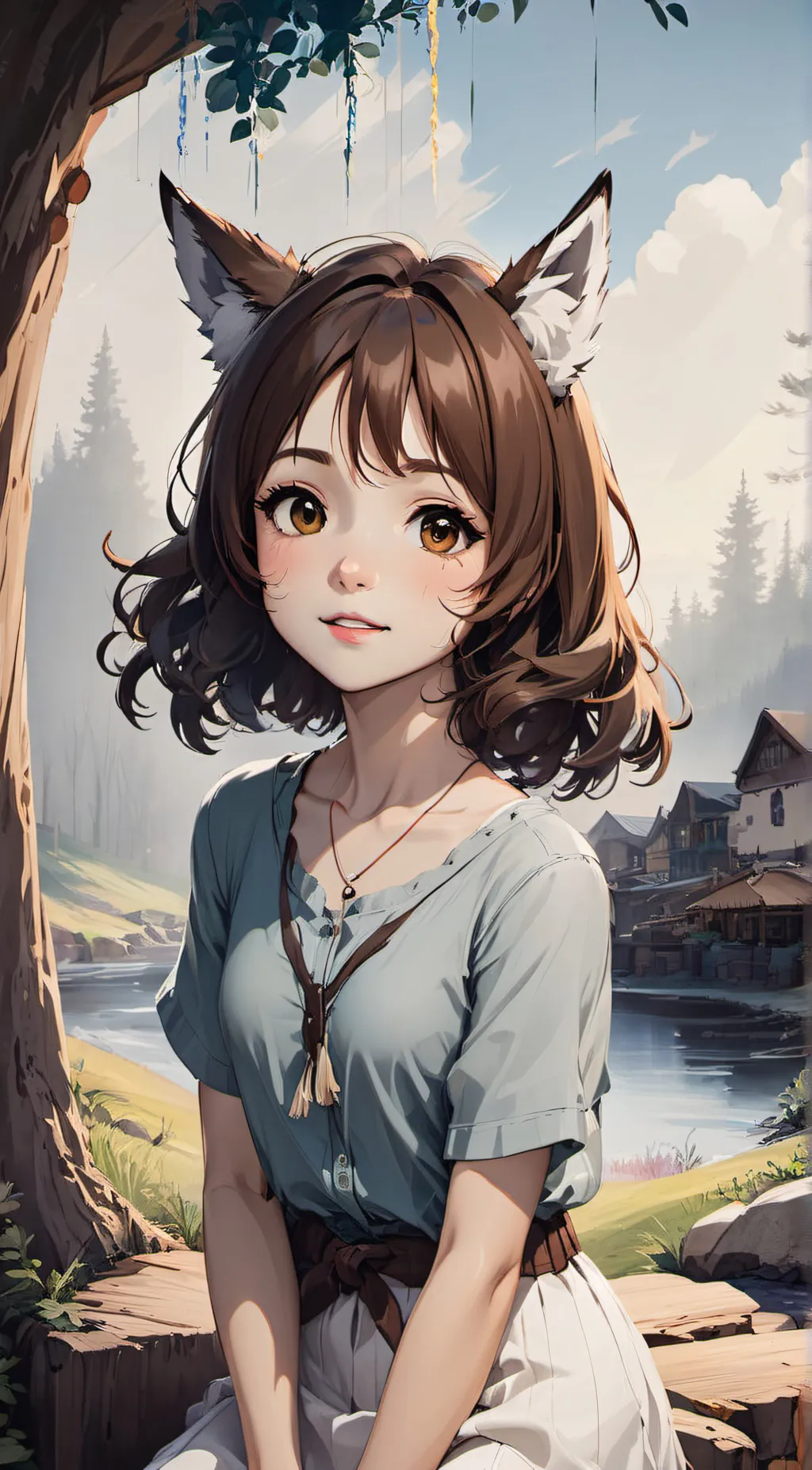 ai character: PhenicFox yt background