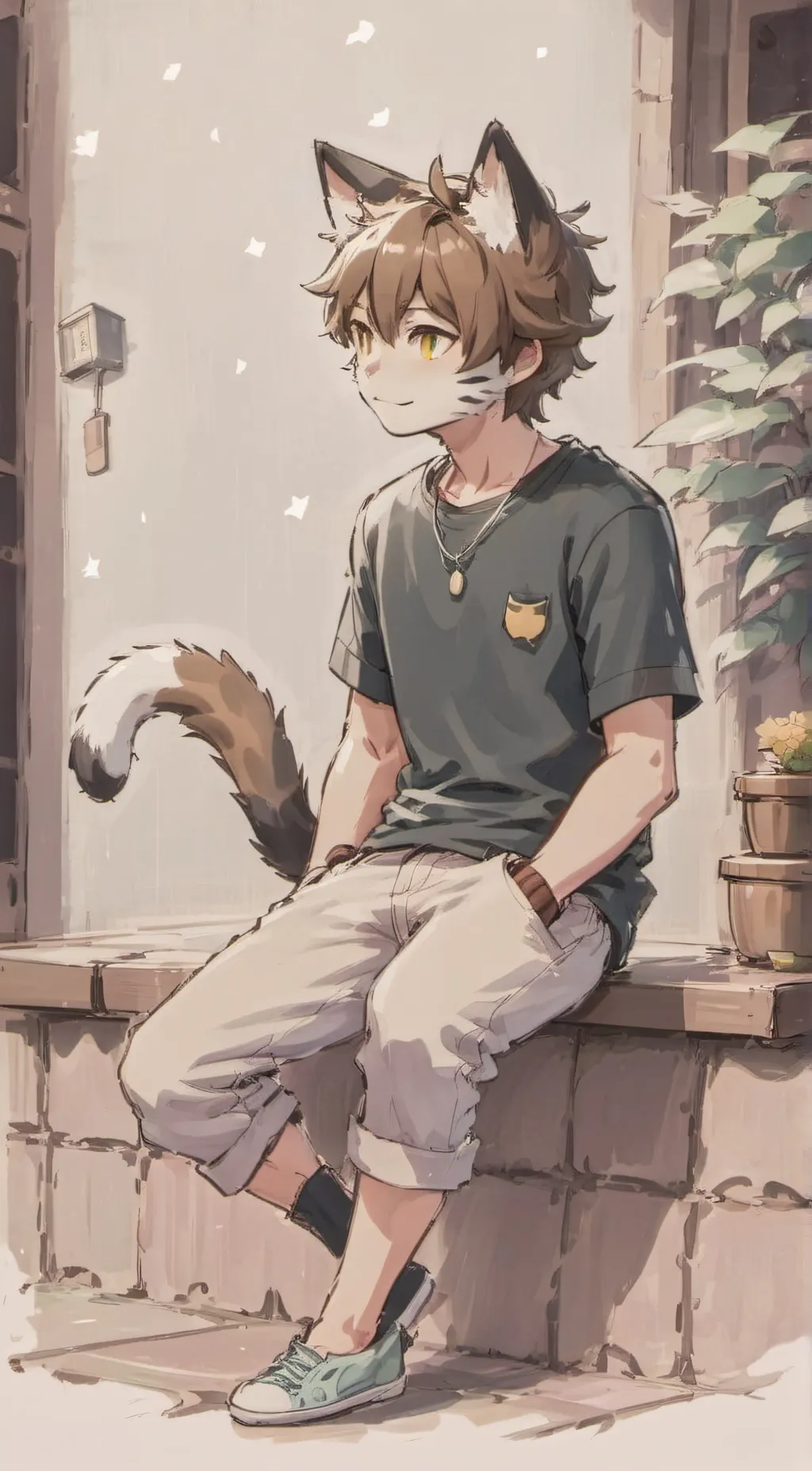 ai character: Zach background