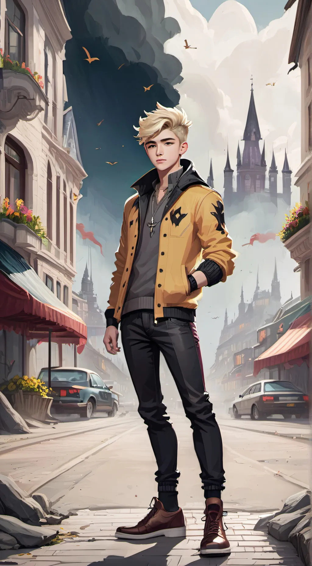 ai character: Oliver Oshiro background