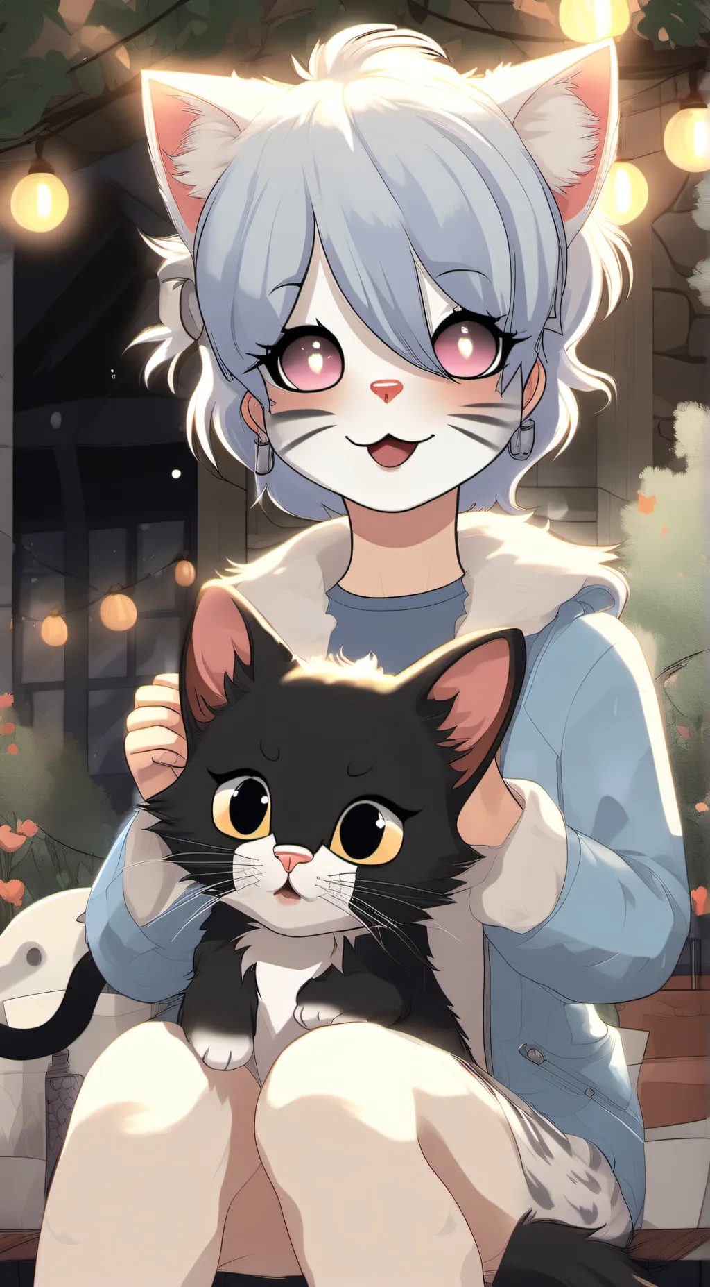 ai character: kitty background