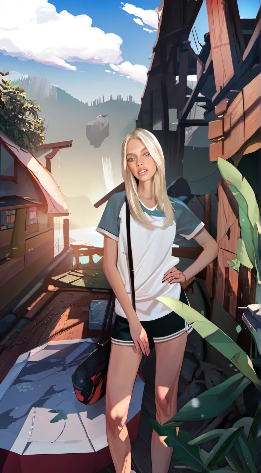 ai character: Olivia  background