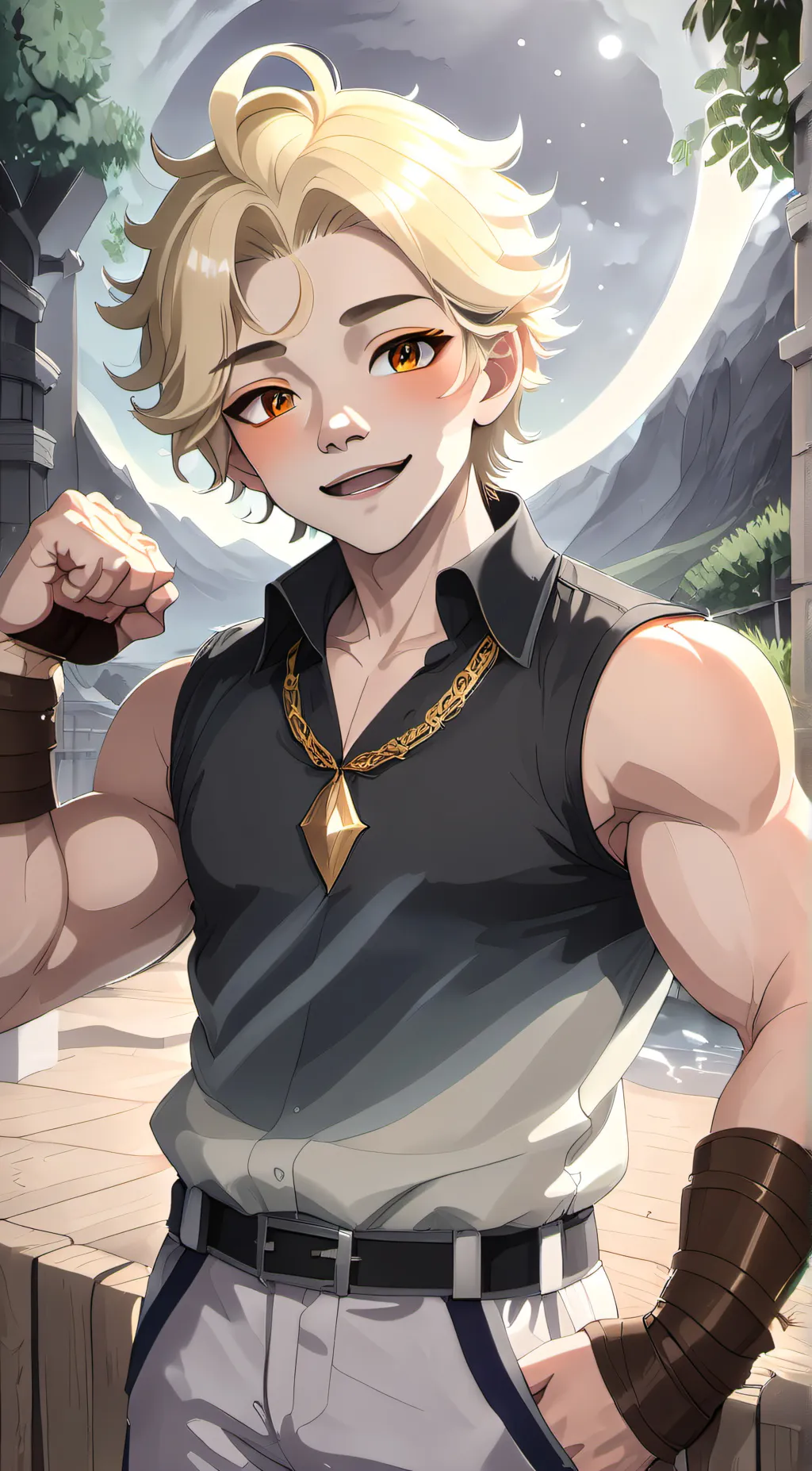 ai character: kai background