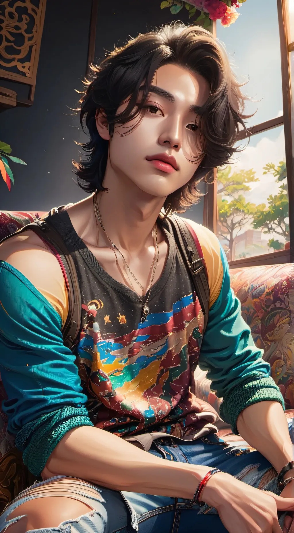 ai character: EunTae background