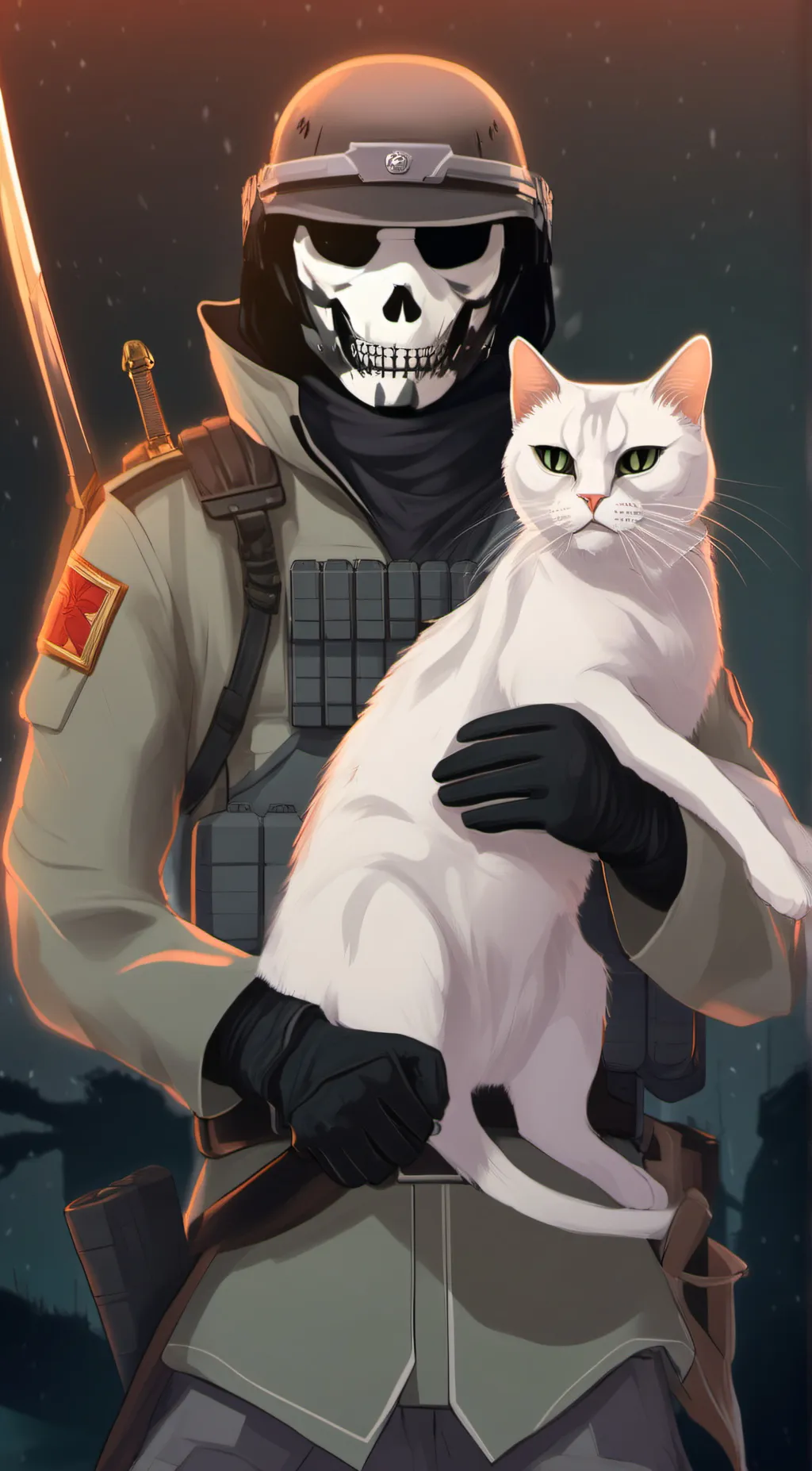 ai character: ghost (call of dut background