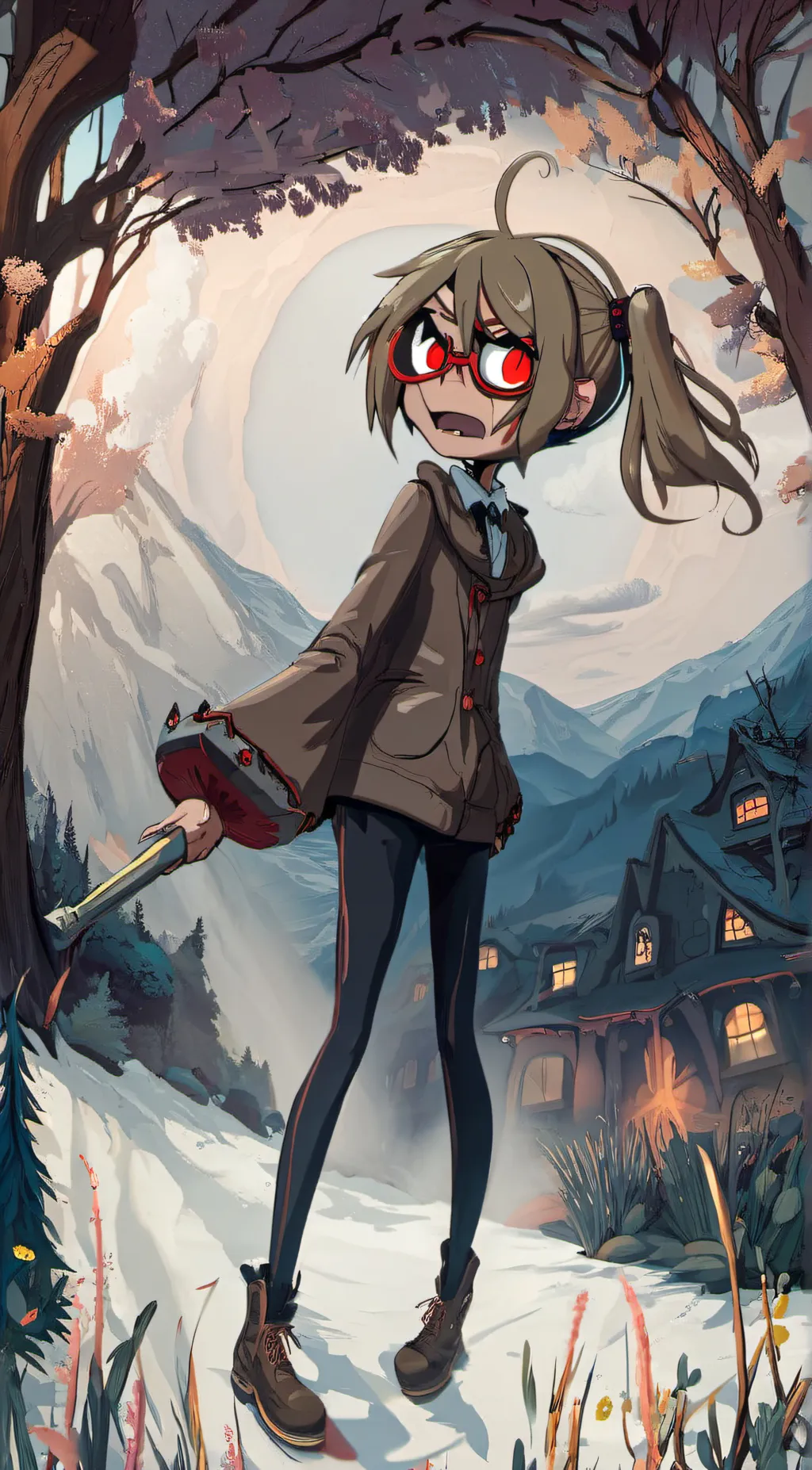 ai character: Ladybug background