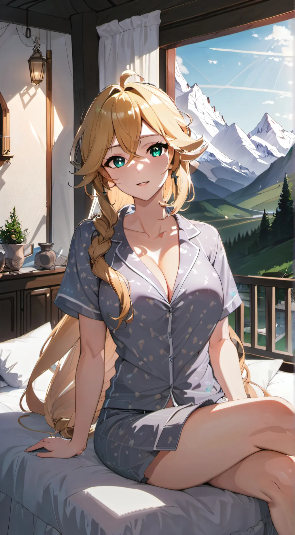 ai character: sienna  background