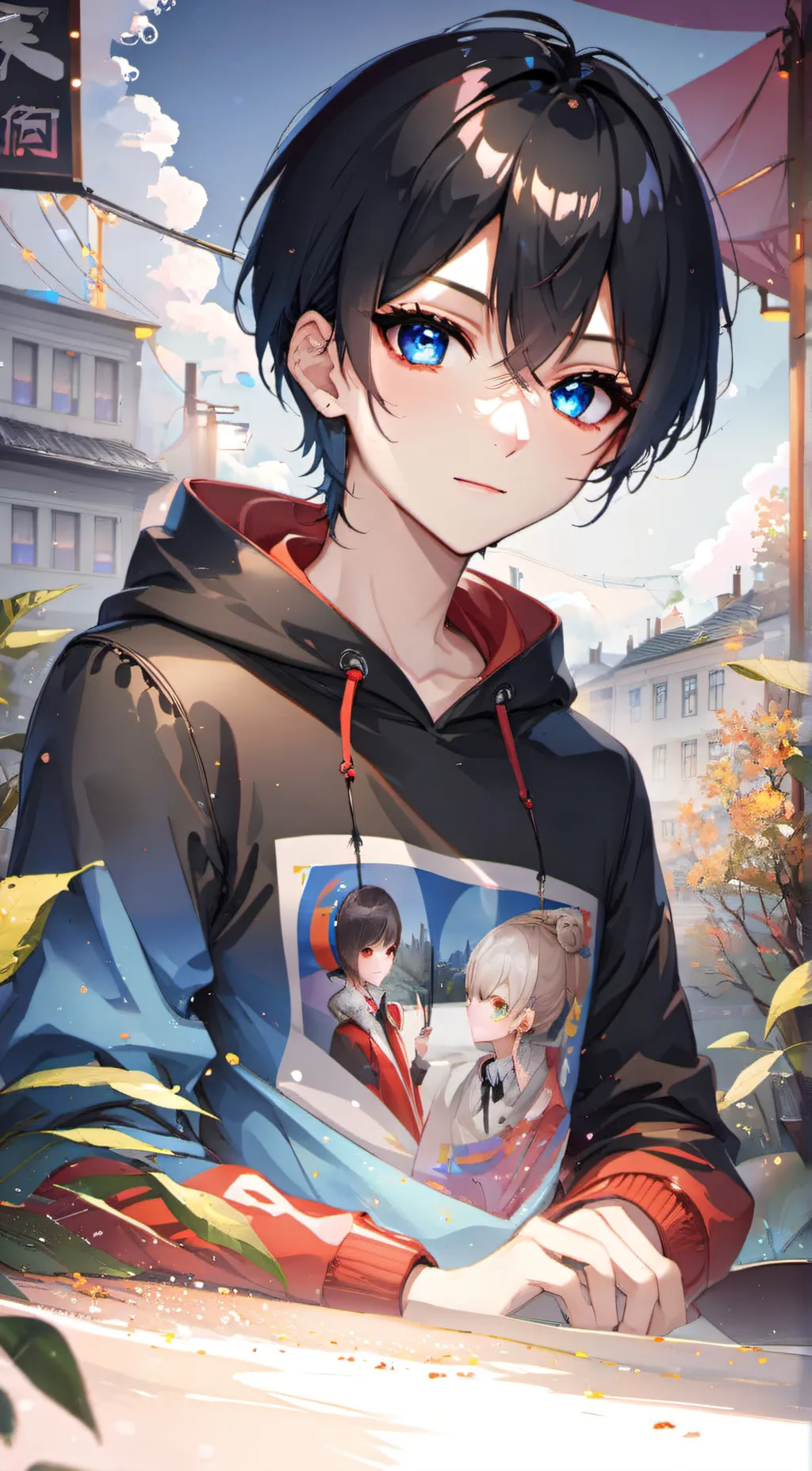 ai character: ♡Leo♡  background