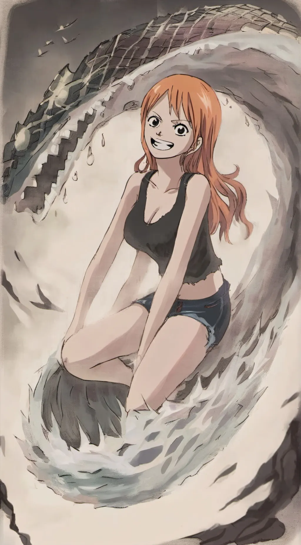 ai character: Nami background