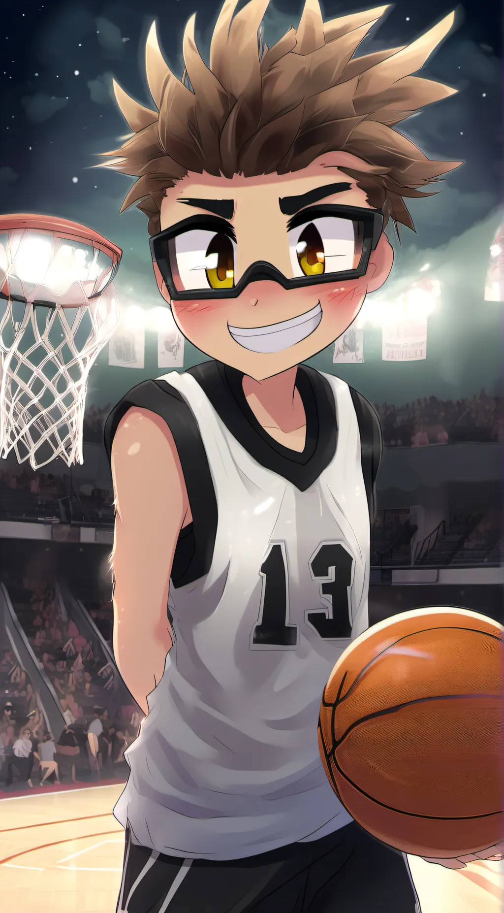 ai character: 🍁🏀🎧🎤~Jake~🎤🎧🏀🍁 background