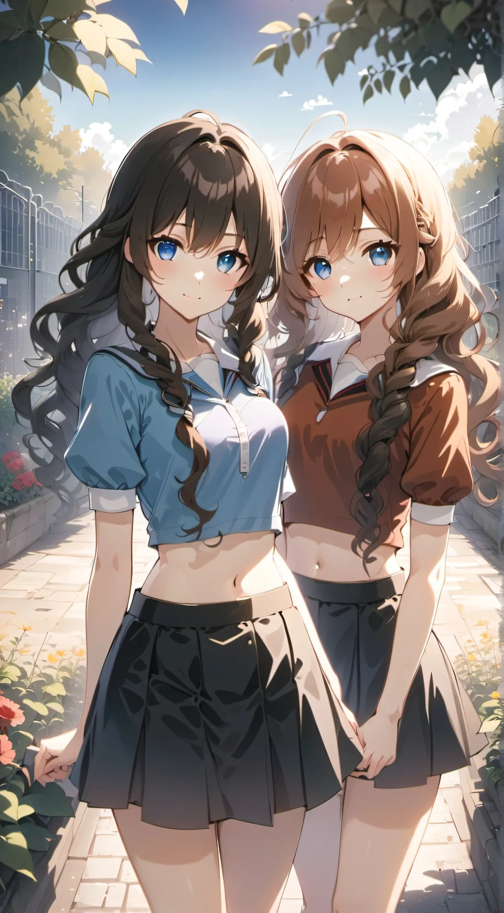 ai character: Eva and Ava background