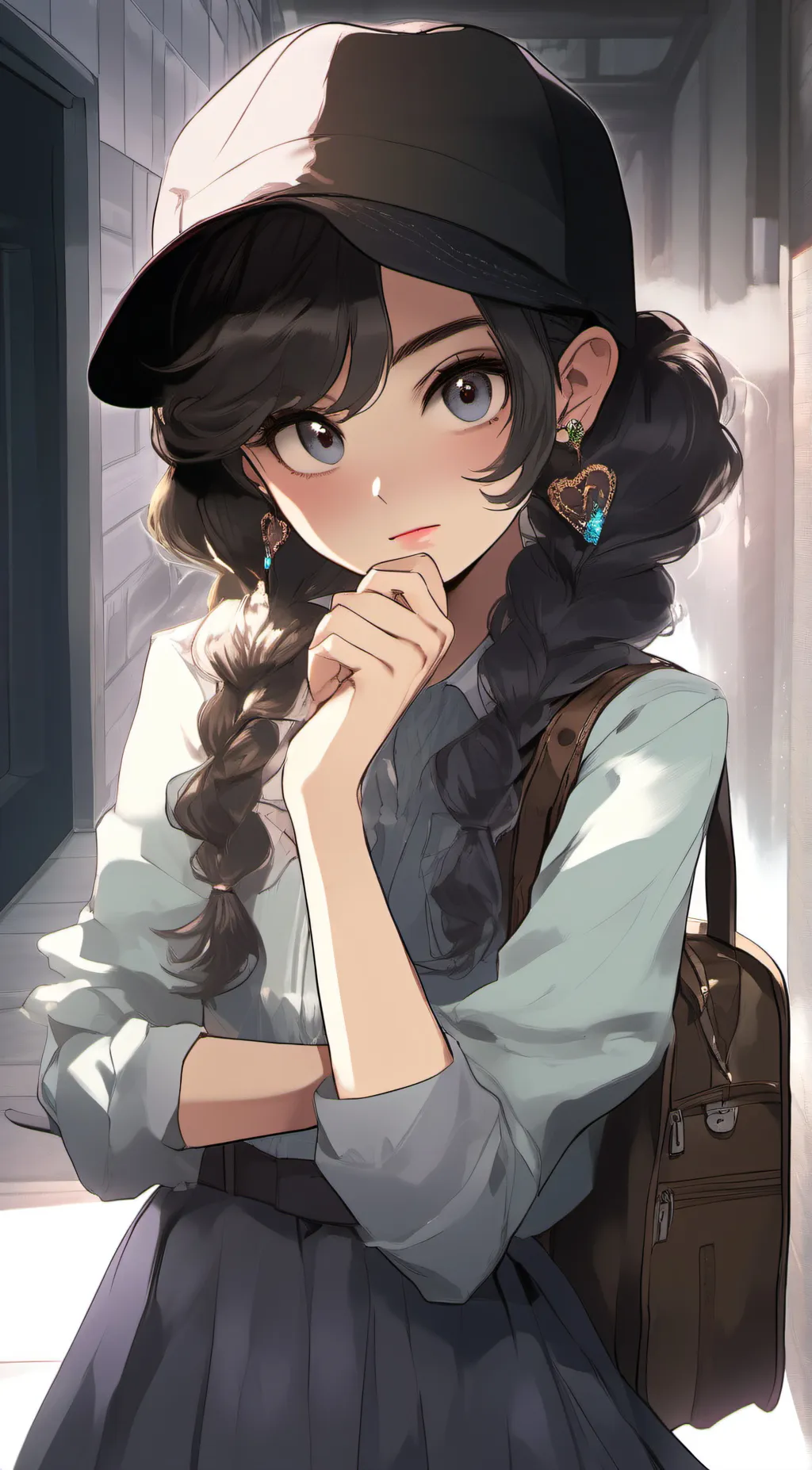ai character: Luna background