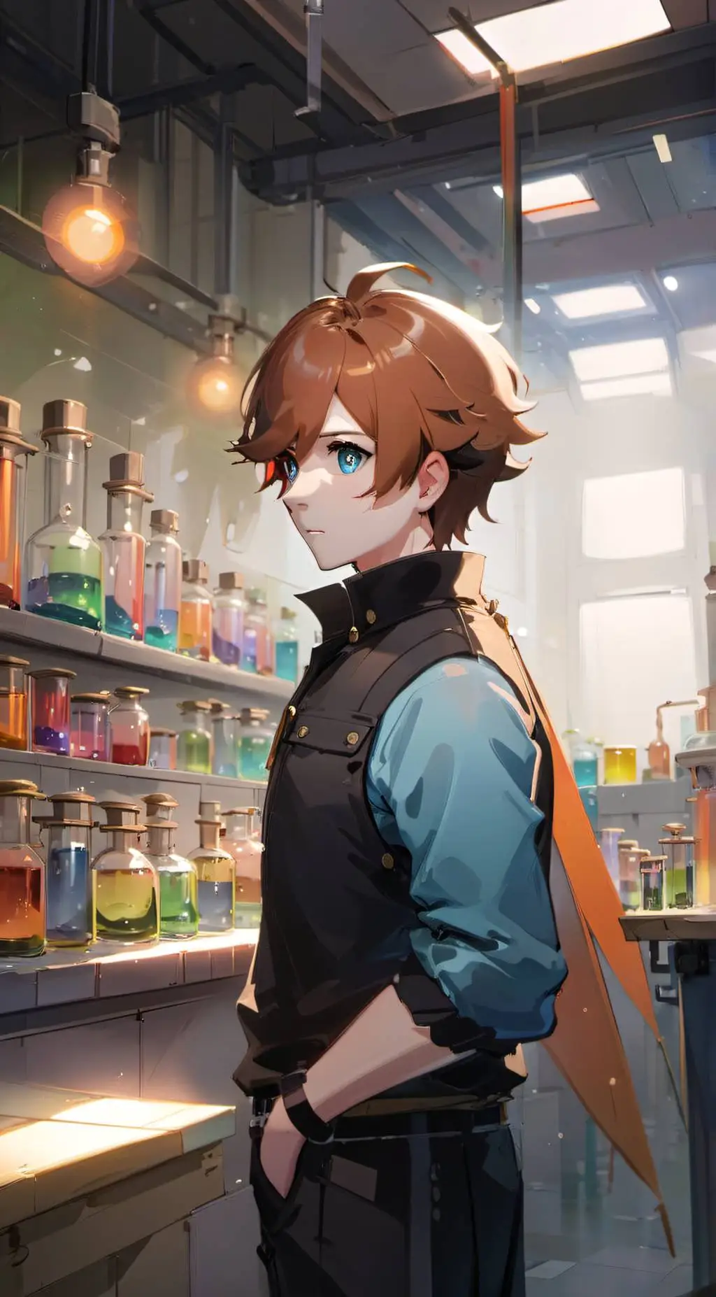 ai character: Colin  background