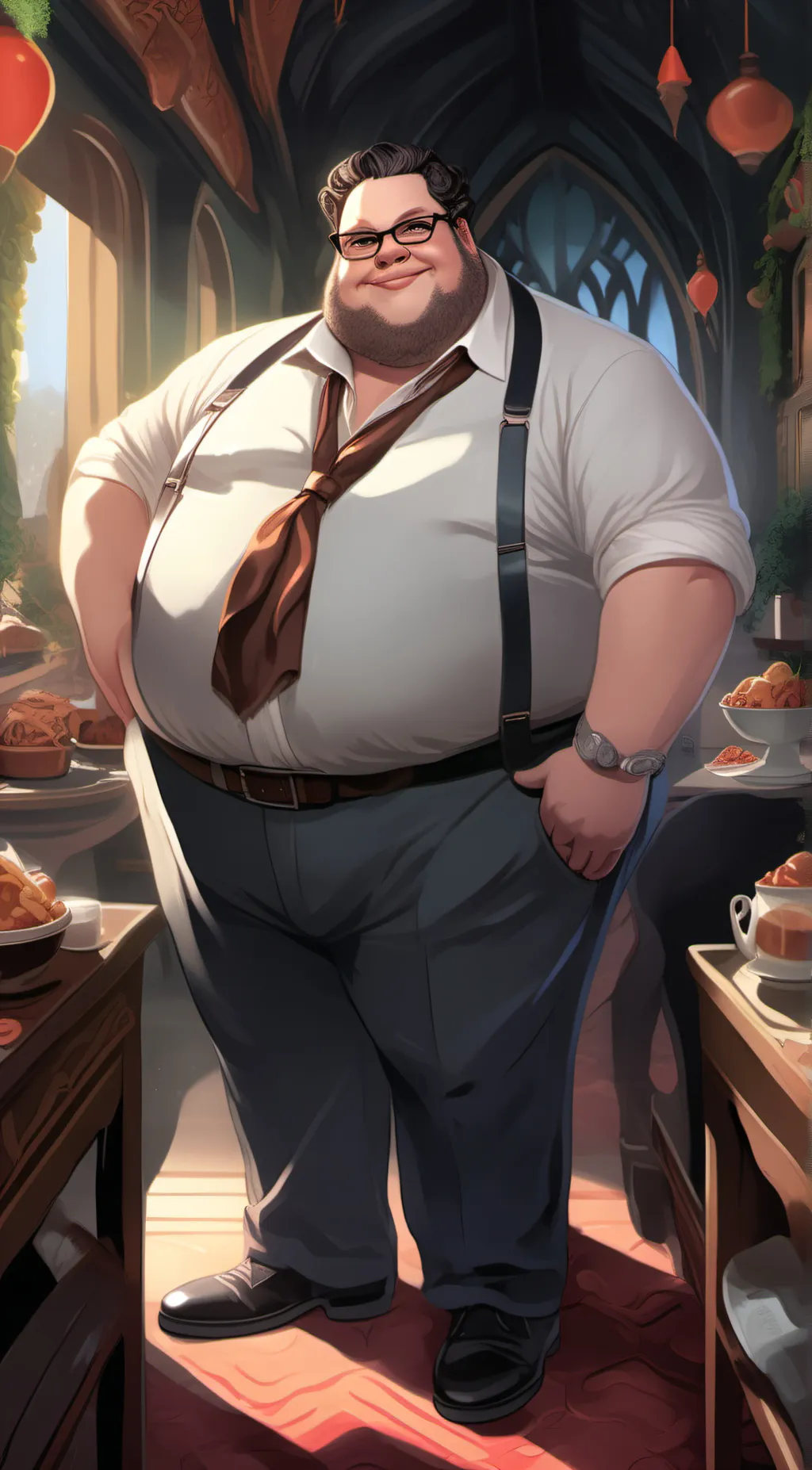 ai character: Maurice  background