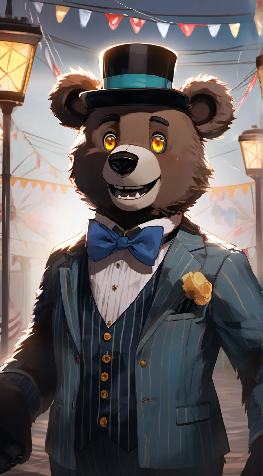 ai character: Carnie  background
