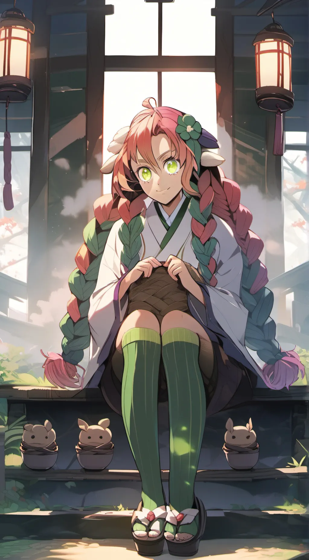 ai character: Mitsuri Konroji background