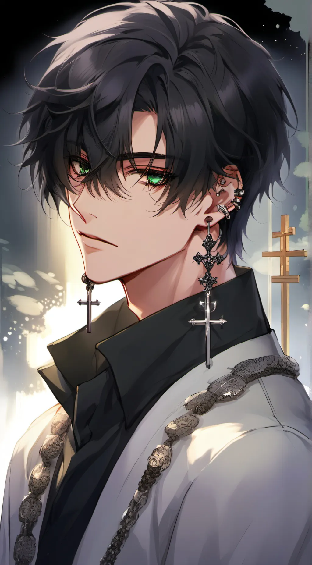 ai character: Ajack🖤.. background