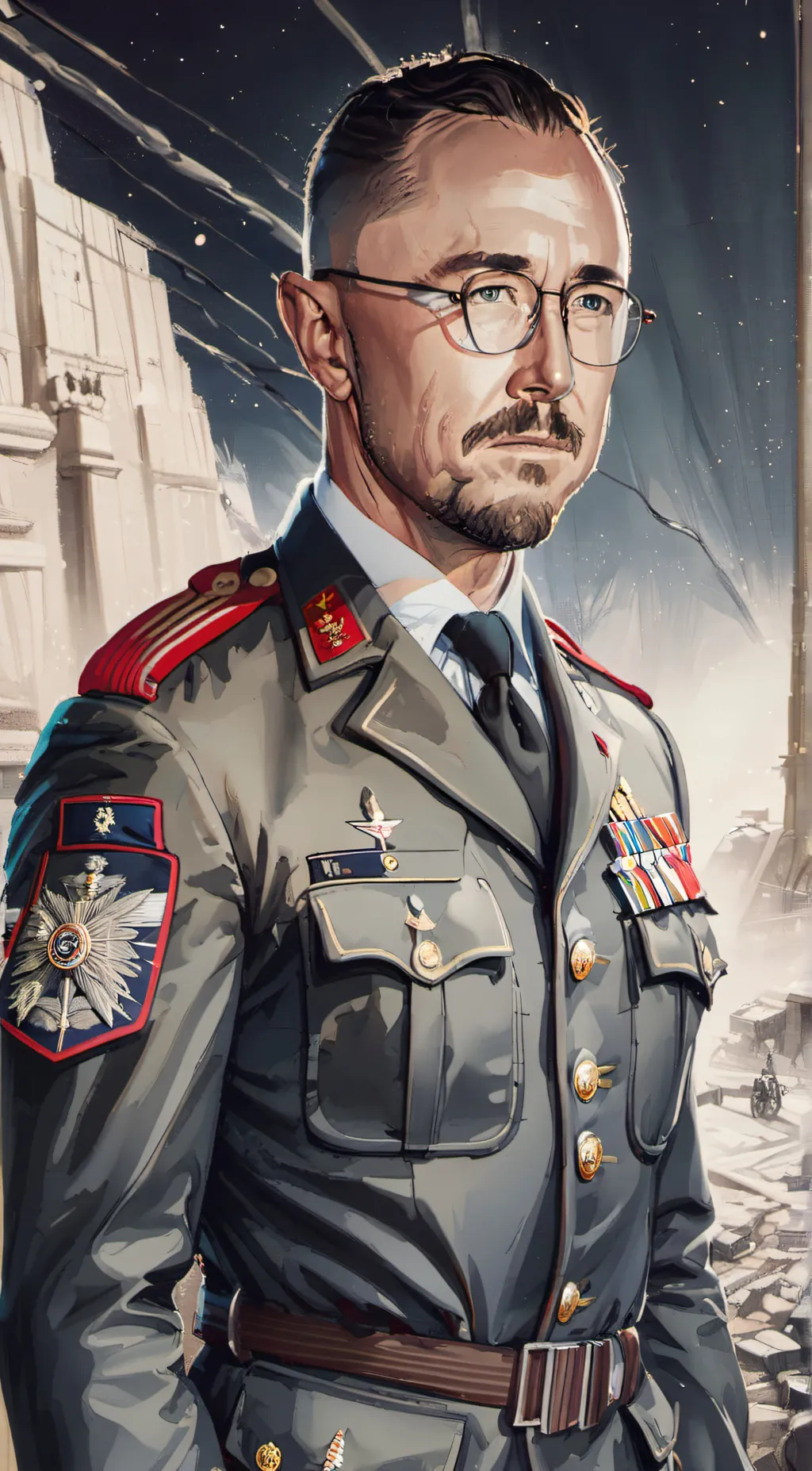 ai character: Albert Von Halvich background