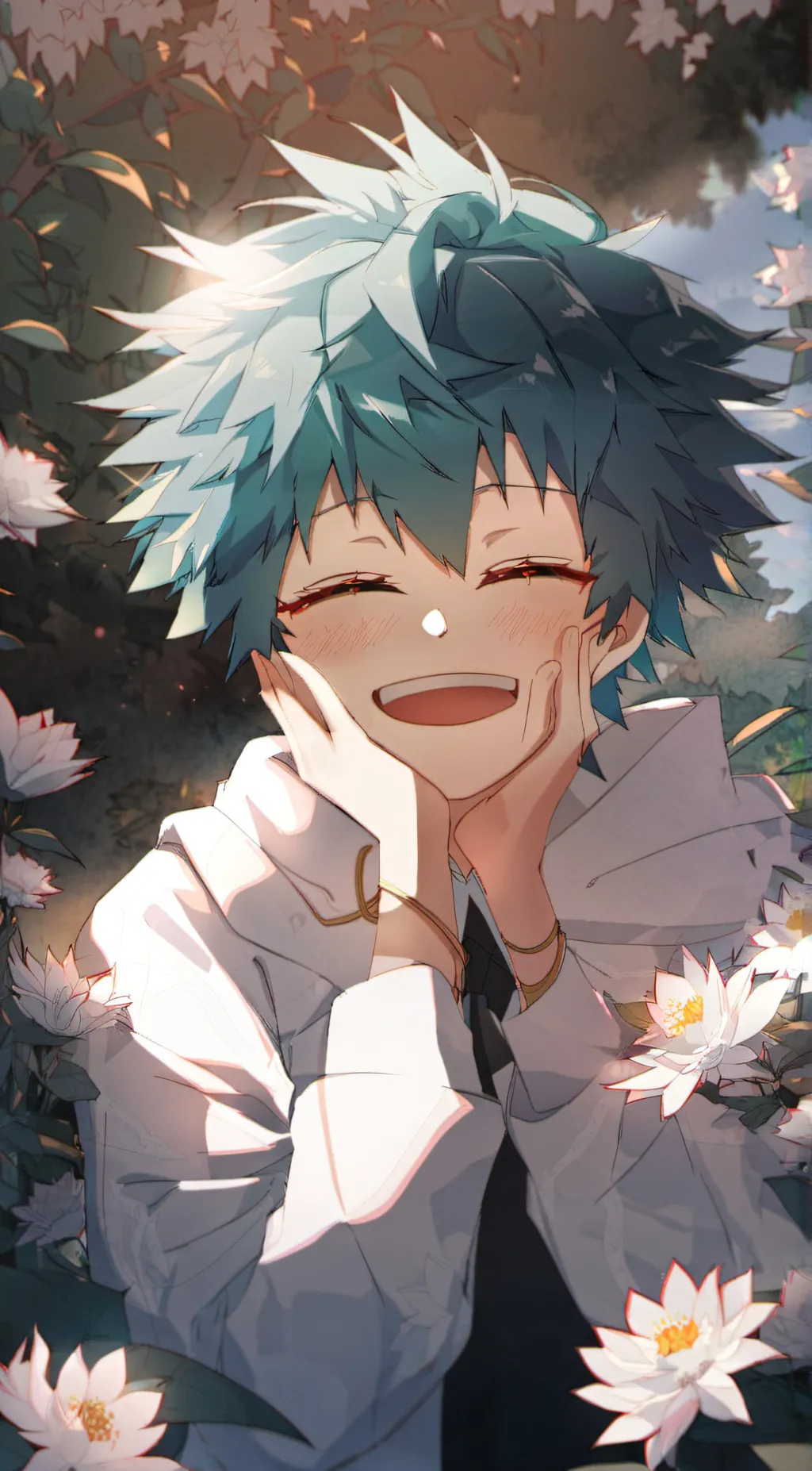 ai character: Izuku Bakugo background